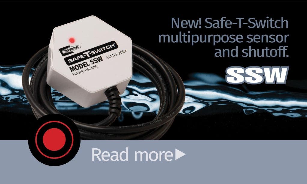 RectorSeal Adds to Safe-T-Switch Line-Up With Multi-Purpose Water Sensor