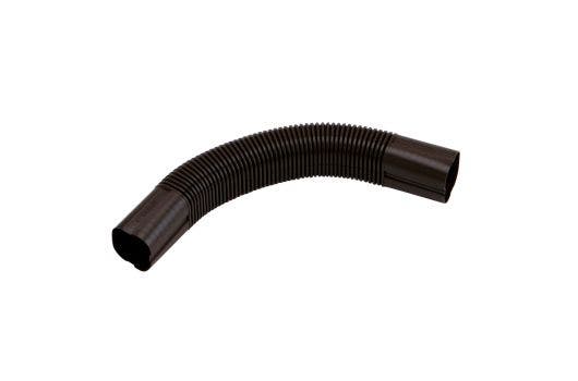 Slimduct 2.75" Flex Ell, 20" Lth Brown 500