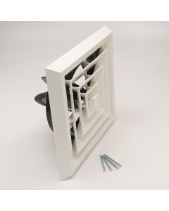 Airtec 8X8 4 Way Grille with Damper